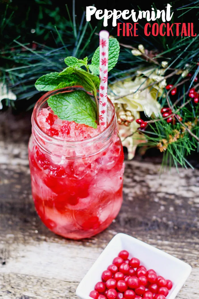 Fiery Peppermint Cocktail