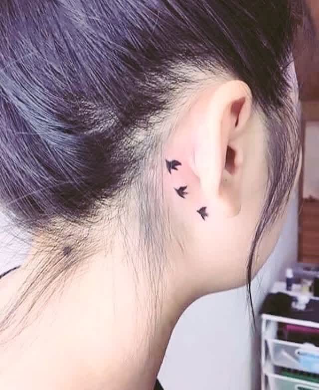 20 Beautiful Behind-the-Ear Tattoo Ideas | CafeMom.com