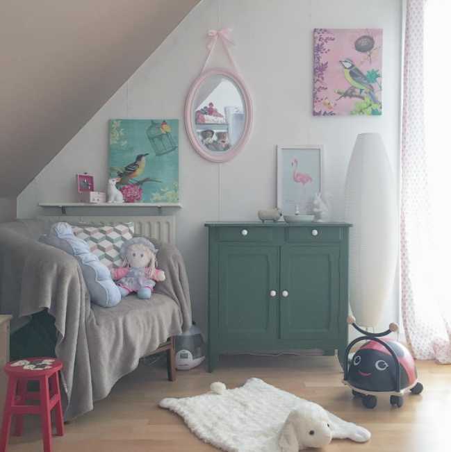 Forest Green, Pink & Gray Forest Green, Pink & Gray