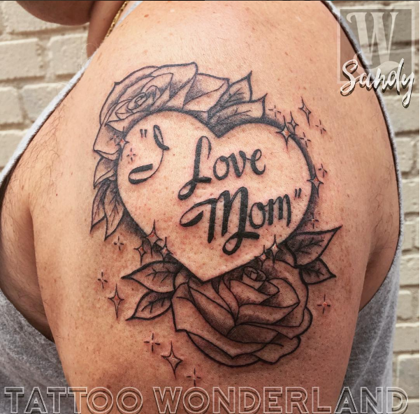Mother portrait tattoo Best Tattoo Studio In India Black Poison Tattoos