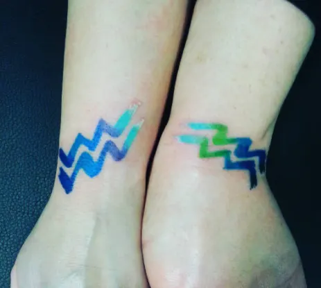 Vibrant Zodiac Tattoo
