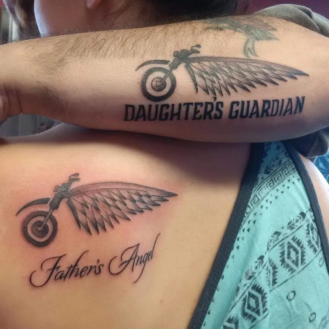 Harley Father-Daughter Tattoos