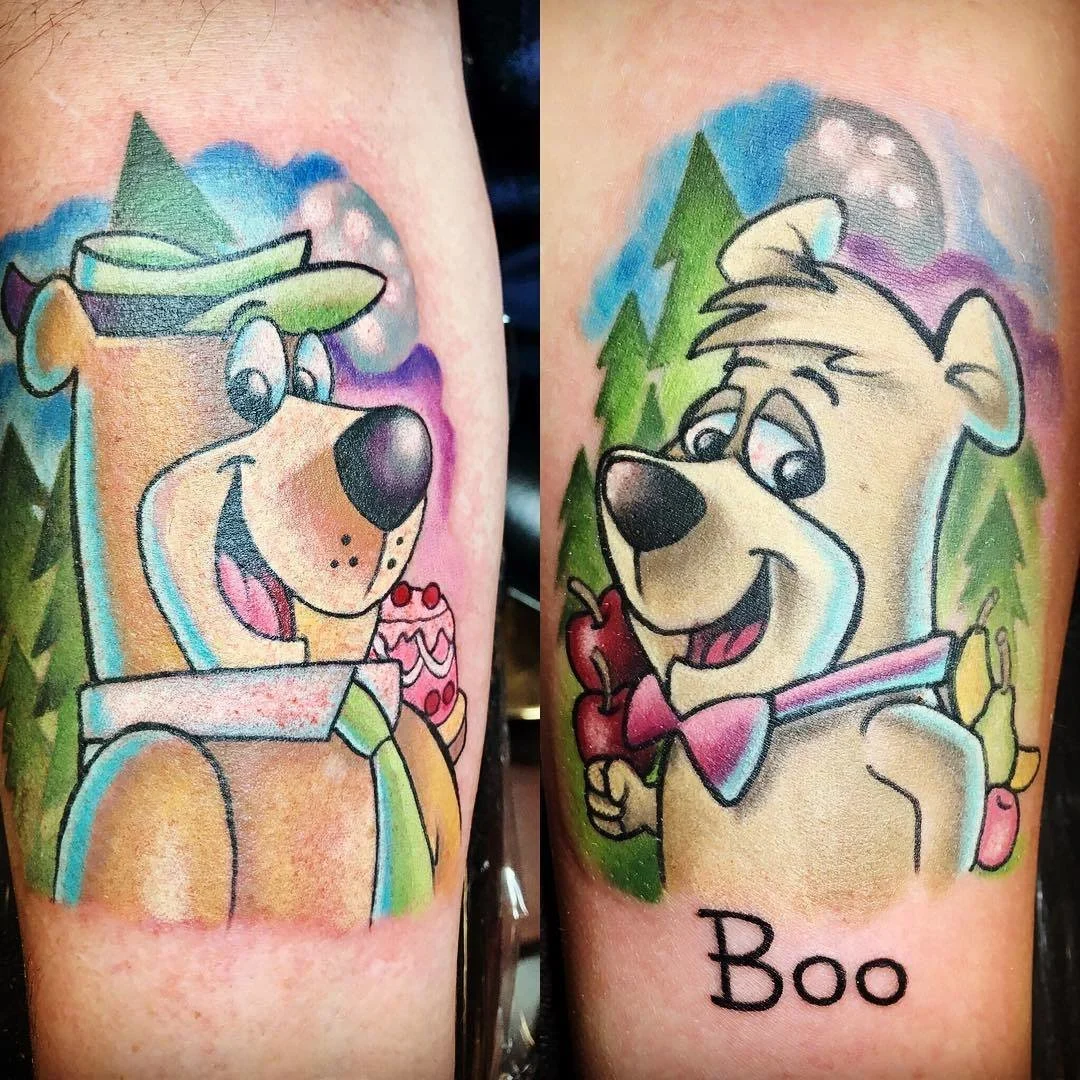 Yogi Father-Daughter Tattoos