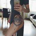 Ornate Hip Tattoo
