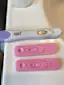 Six days later, Tiffany's pregnancy tests started coming back positive.-placeholder