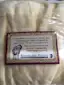 The fertility clinic gave them a graduation blanket before they left.-placeholder