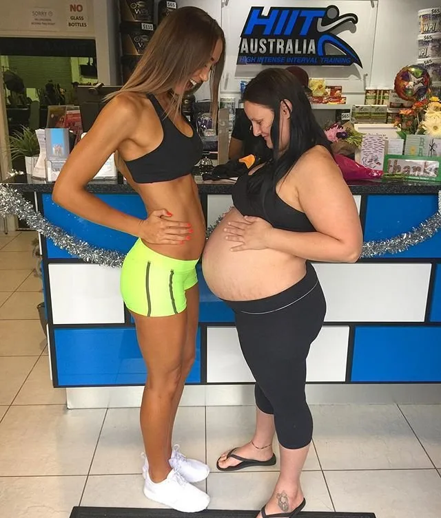This isn't the first time that Chontel's gone viral over her how her body changes (or seemingly doesn't) during pregnancy.