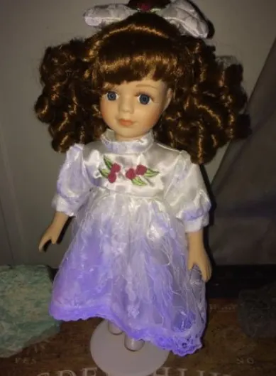 But not all spirits are ominous or bad, like this $54.99 porcelain baby doll named Mary Lou.