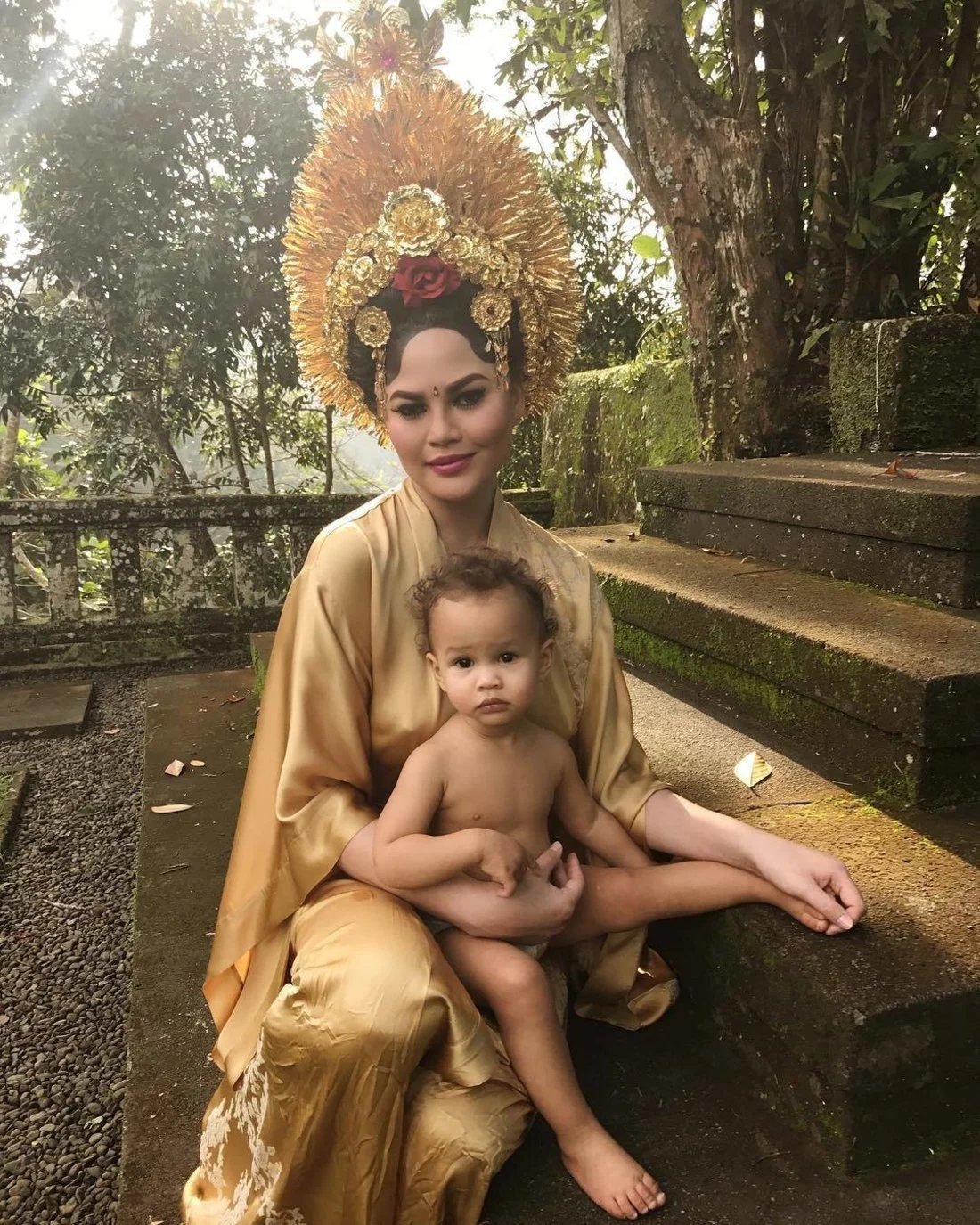 9. Chrissy Teigen for posting a shirtless photo of her daughter.