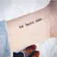 Be Here Now Quote Tattoo-placeholder