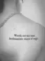 Words Are Our Most Inexhaustible Source of Magic Quote Tattoo-placeholder