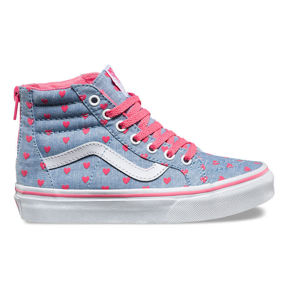 Heart patterned high-tops Heart patterned high-tops