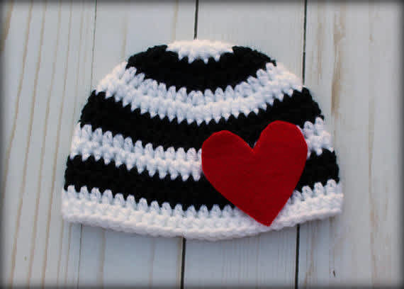 Hipster heart hat Hipster heart hat