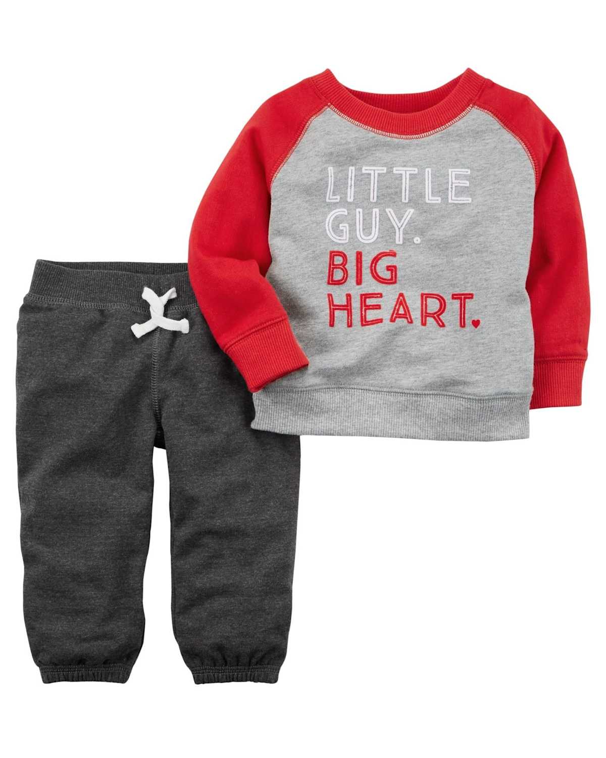Little guy, big heart outfit Little guy, big heart outfit