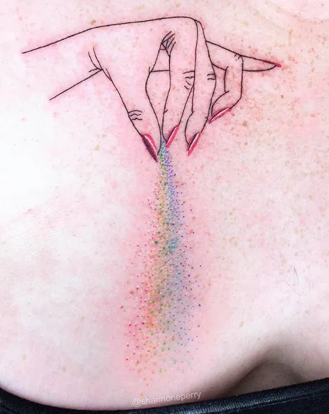 Always glitter.