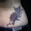 Floral Butterfly Hip Tattoo-placeholder