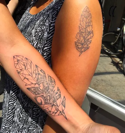 Geometric Feathers