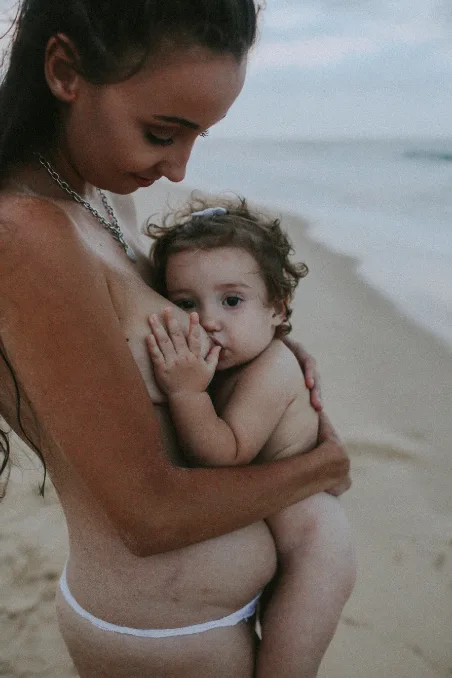 Another mom shared that she had to bottle-feed just weeks into her breastfeeding journey because her nipples were so cracked and bloody.