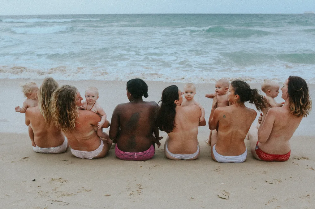 And slowly, the rest of the group felt inspired to join in.