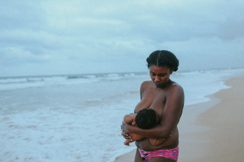 The moms were all at different points in their breastfeeding journeys, with little ones at different ages.