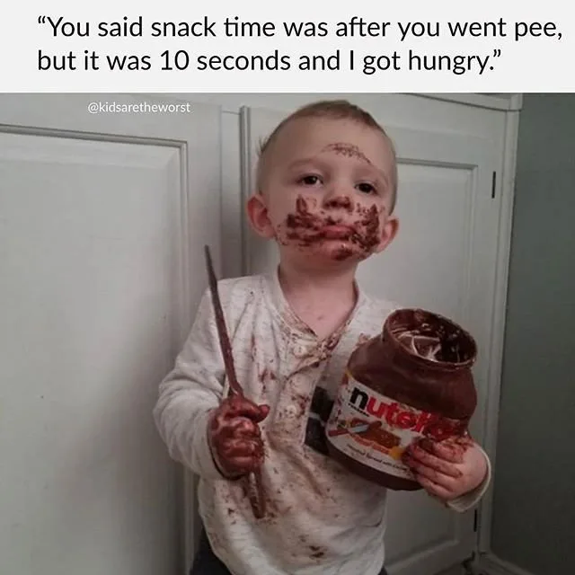 Trying to Use the Bathroom When a Toddler Wants Something