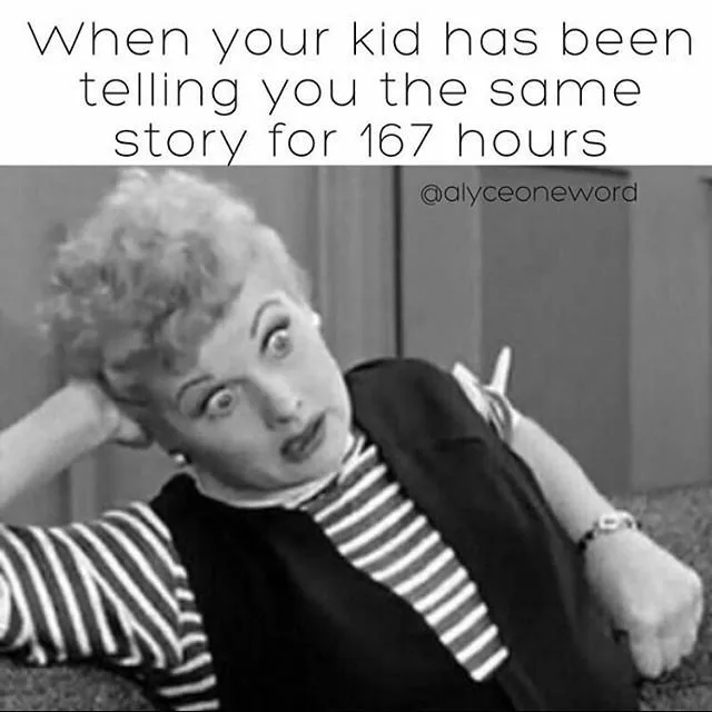 Trying to Follow a Toddler's Story