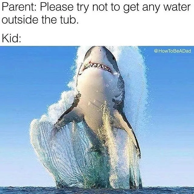 Getting Soaked When Toddlers Take a Bath