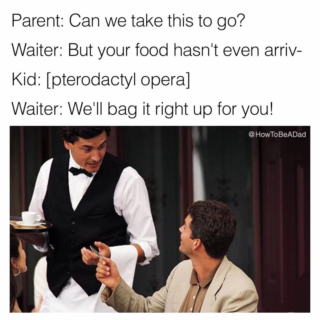 Taking a Toddler to a Restaurant