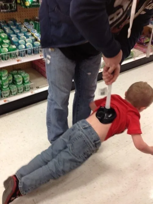 Plunger Dad Fail