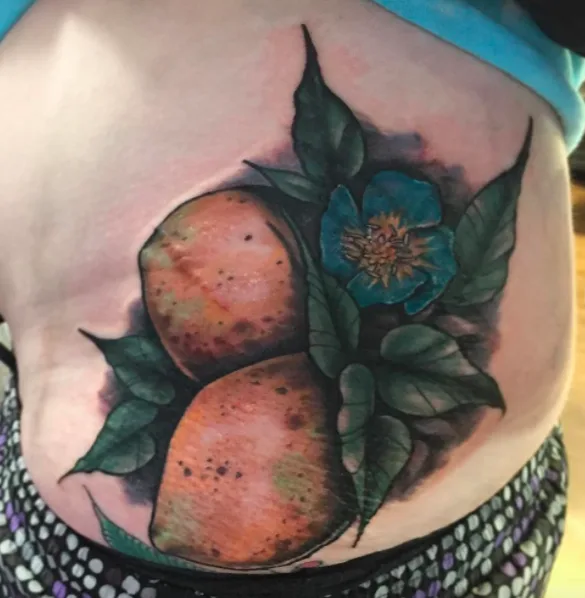 Lemon Hip Tattoo