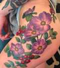 Botanical Hip Tattoo