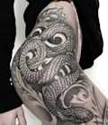 Snake Hip Tattoo