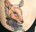 Deer Hip Tattoo