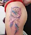 Watercolor Dreamcatcher Hip Tattoo-placeholder