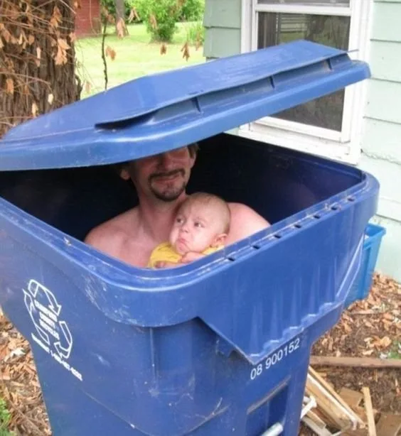 Garbage Can Dad Fail