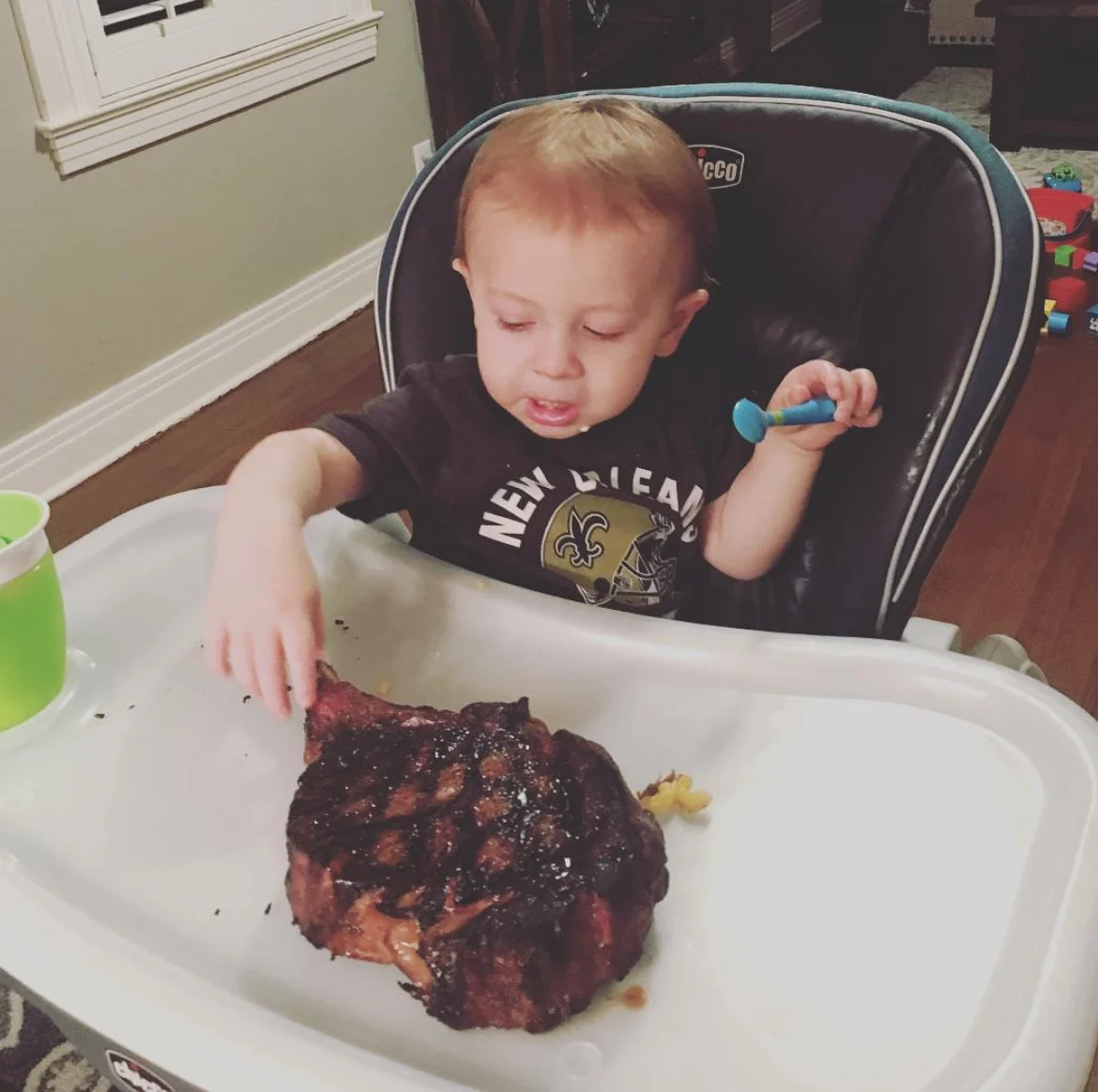 Steak Dinner Dad Fail