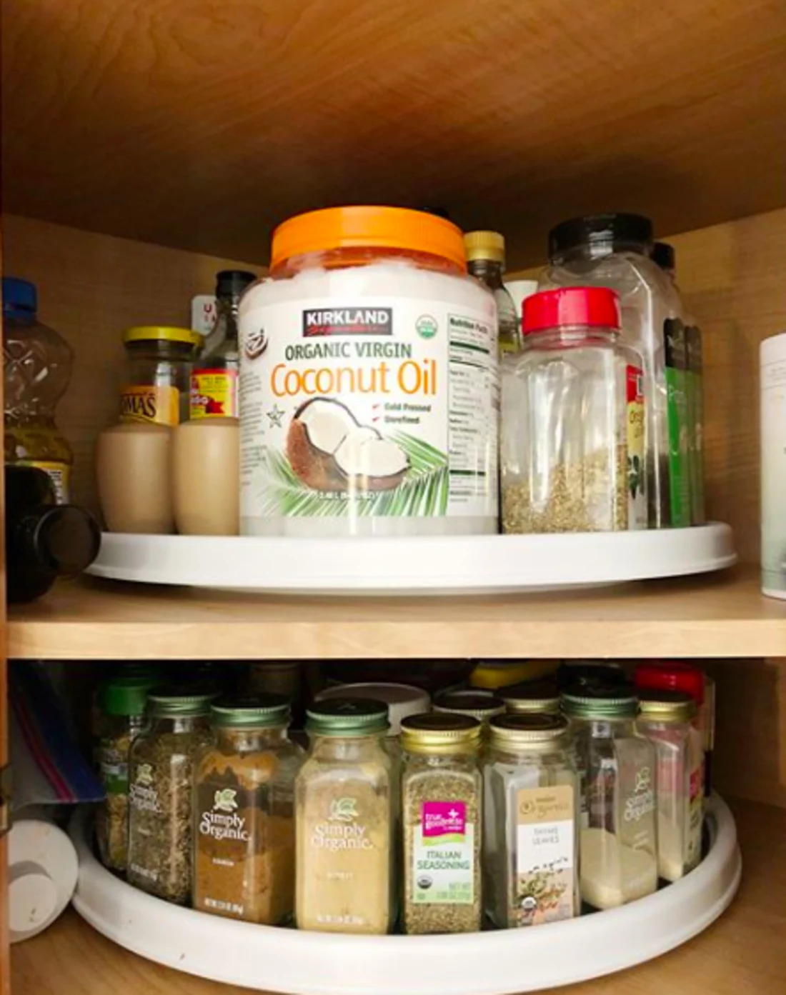 Lazy Susan Cabinet Storage