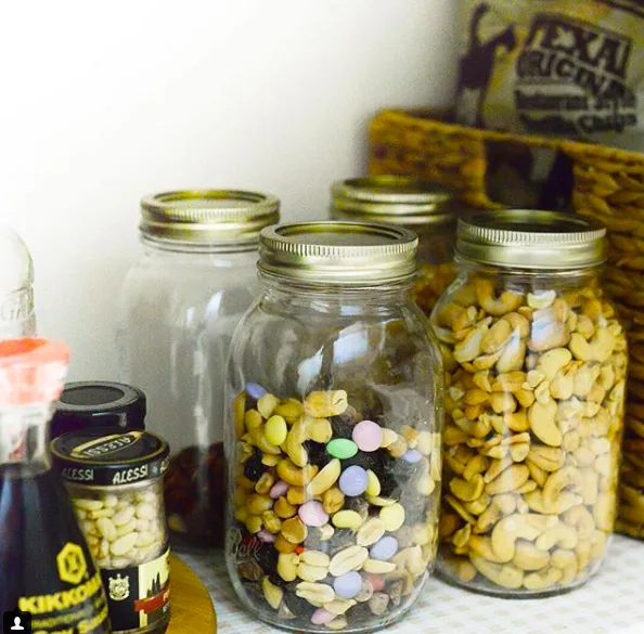 Mason Jar Kitchen Storage