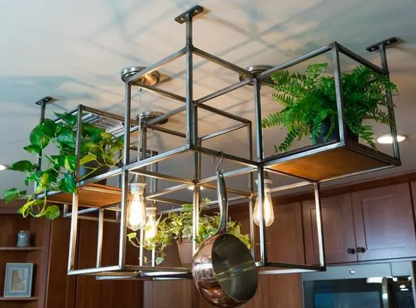 Kitchen Ceiling Pot Rack