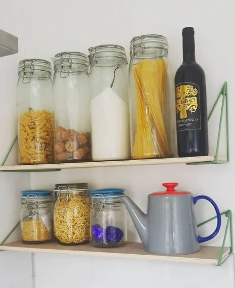 Jar Storage for Dry Goods