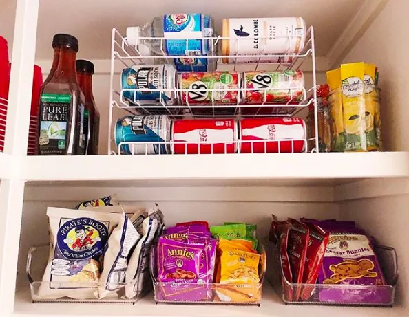 Snack Storage for Kitchen Cabinet