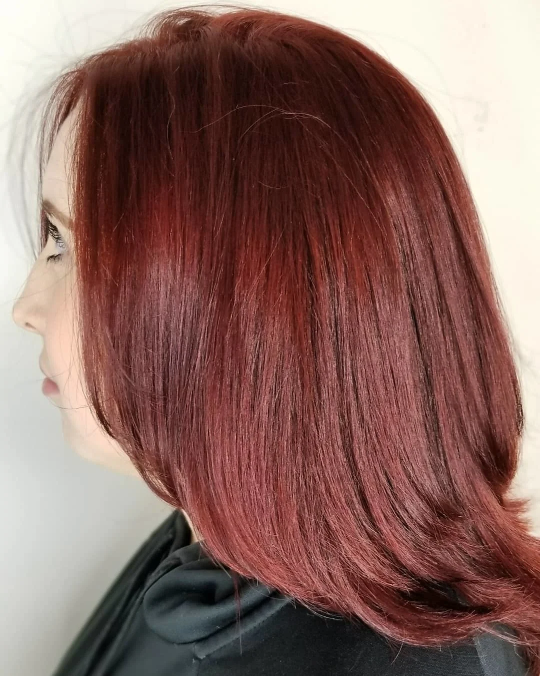 Flaming Auburn Hair Color
