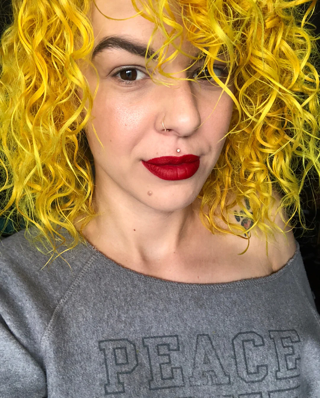 Sunshine Yellow Hair Color