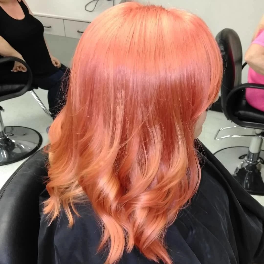 Grapefruit Hair Color