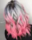 Pink & Silver Hair Color-placeholder