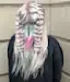 Teal & Pink in the Middle Hair Color-placeholder