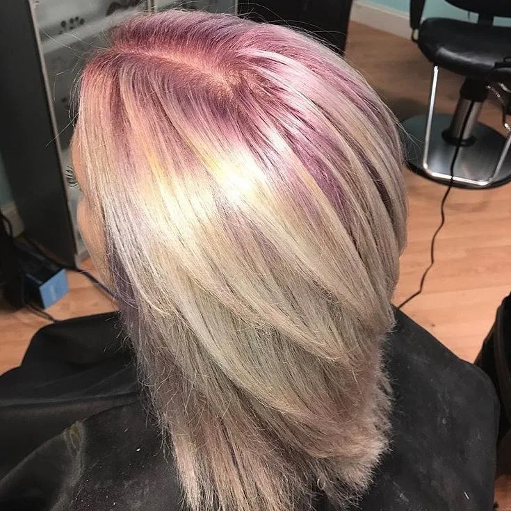 Touch of Rose Gold Hair Color