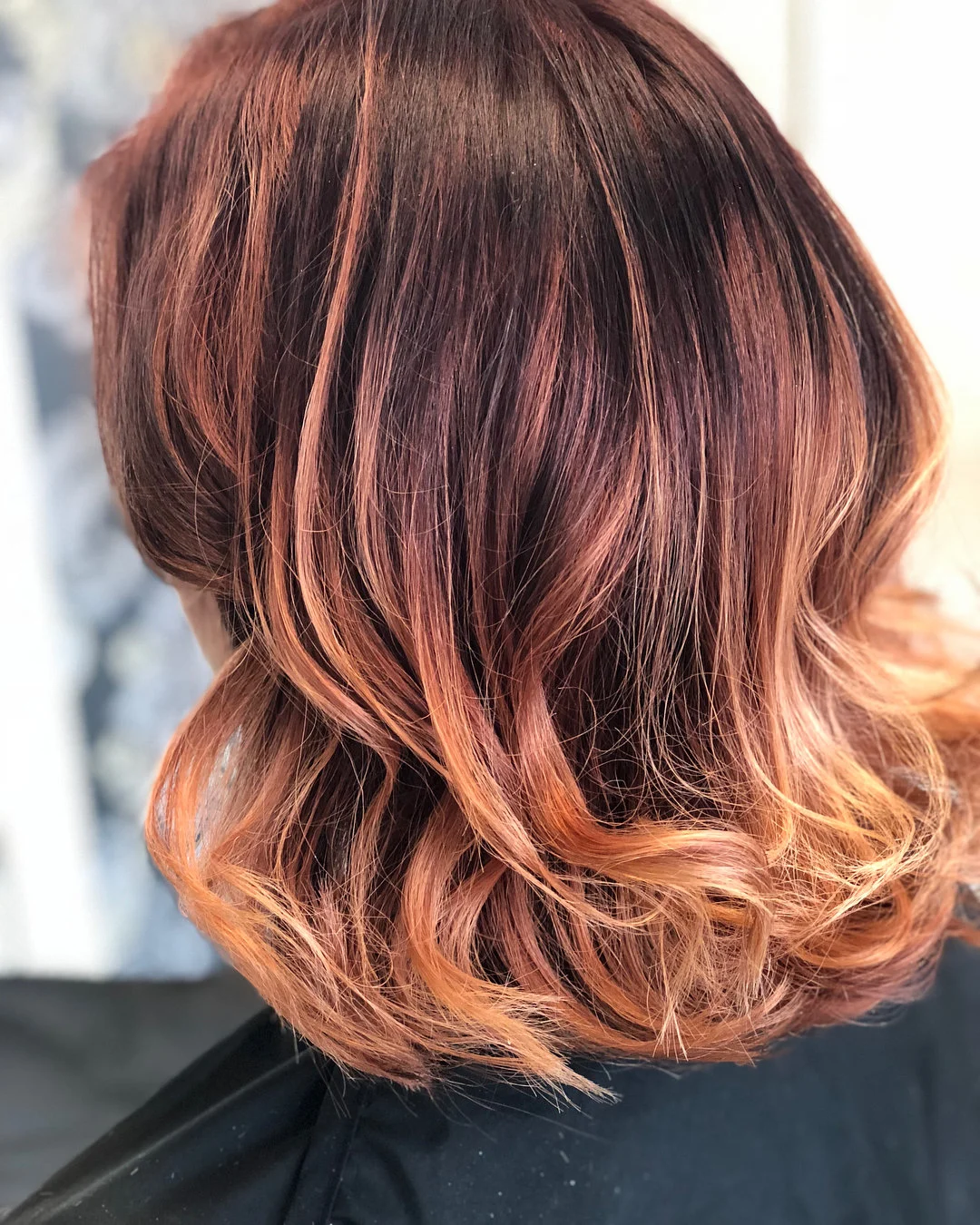 Peachy Hair Color