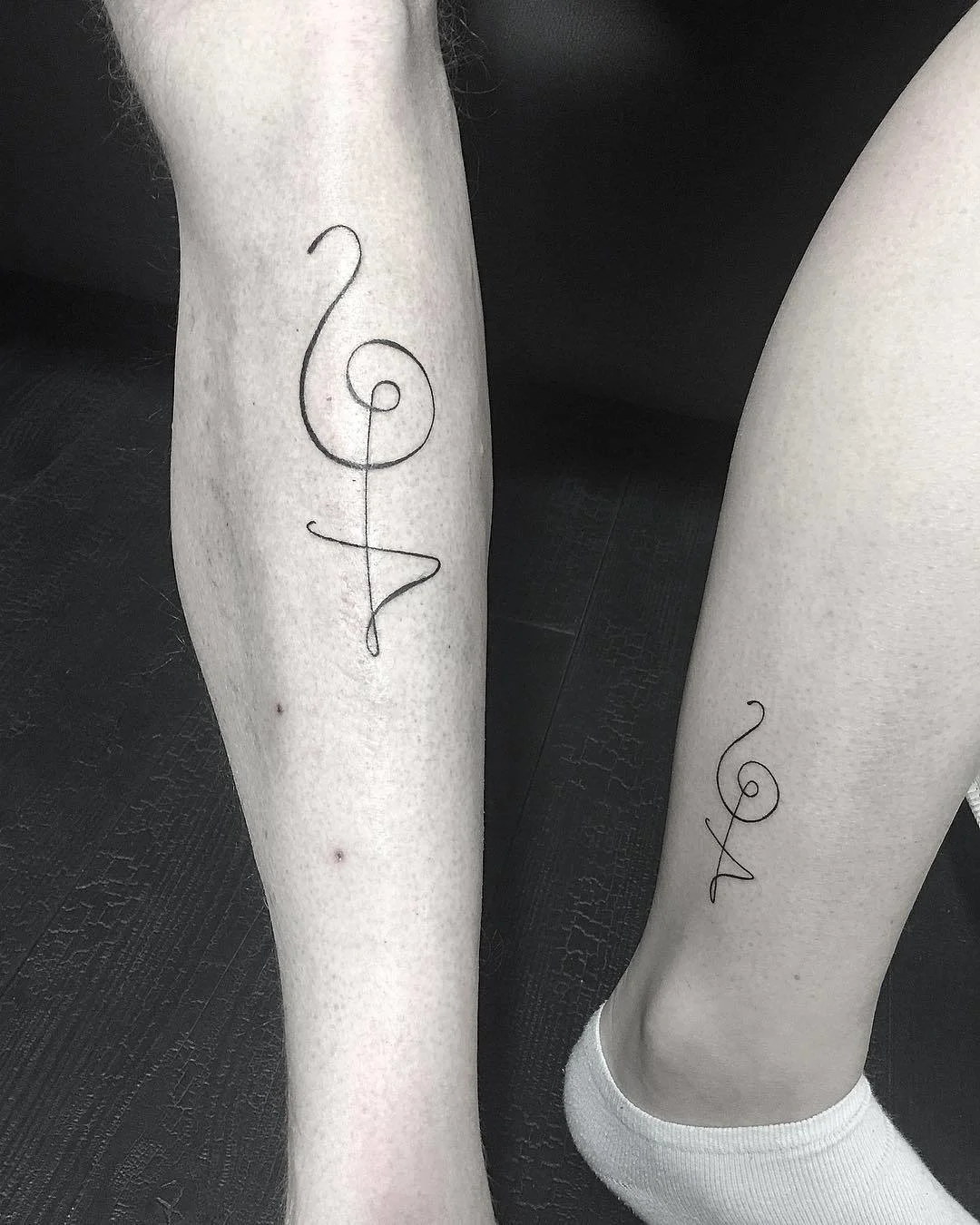 Hakuna Matata Father-Daughter Tattoos
