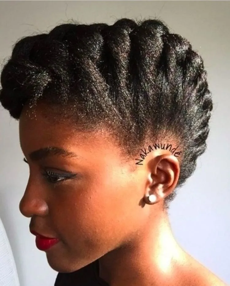 Upside Down French Braids